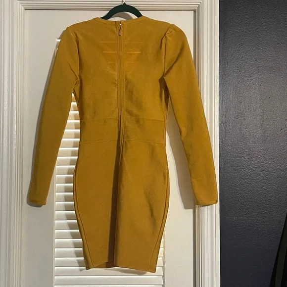 Fashion Nova Wrapped BodyCon Dress SMALL - Picture 6 of 7